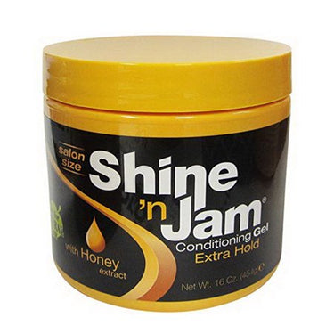 Shine 'n Jam Conditioning Gel Extra Hold with Honey Extract - 16 oz - ANNS BEAUTY SUPPLY